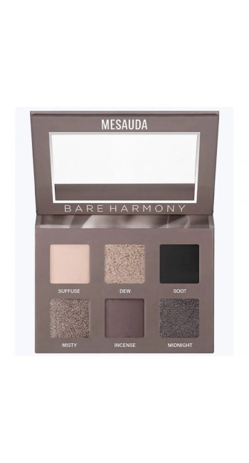 Mesauda Bare Harmony Παλέτα Σκιών 202 Deep Smoky, 1τμχ
