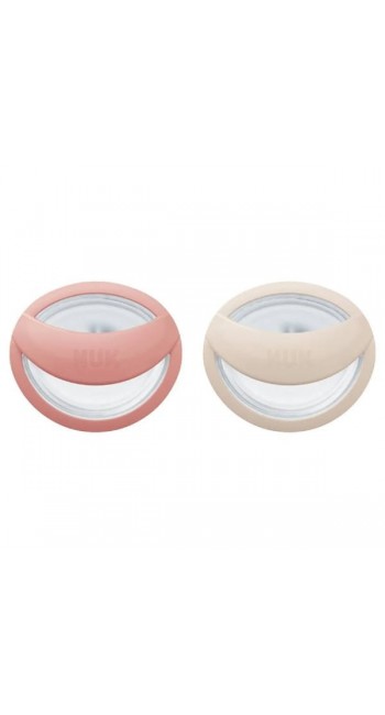NUK Perfect Match Πιπίλες Σιλικόνης με Θήκη 0-6m (2 τμχ)